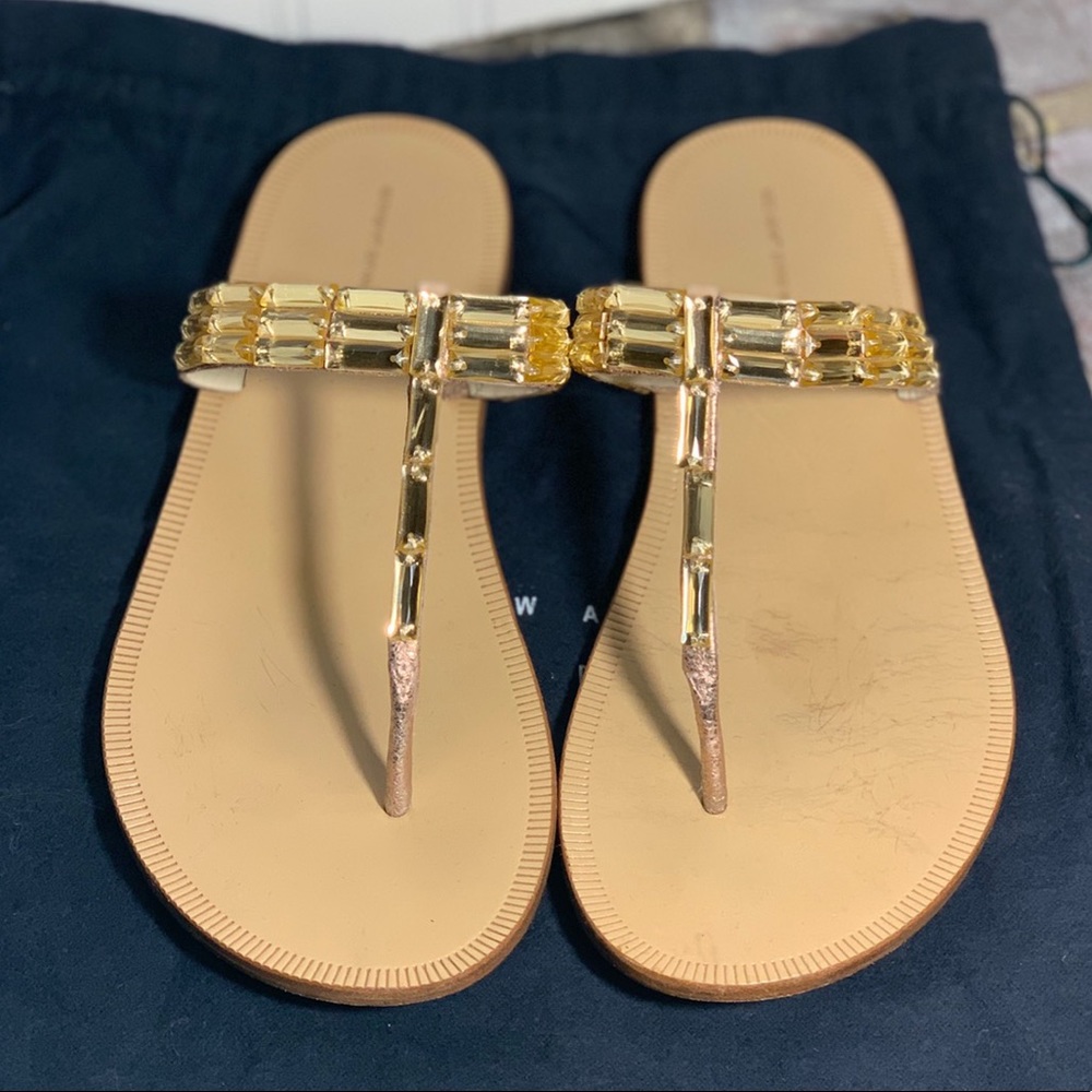 Vera Wang Lavender “Rox” thong sandals